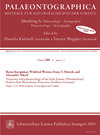 PALAEONTOGRAPHICA ABTEILUNG A-PALAOZOOLOGIE-STRATIGRAPHIE雜志封面